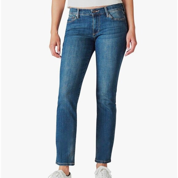 Lucky Brand Mid Rise Sweet Straight Leg Jeans Tanzanite Size 0 (25x30) New - Picture 2 of 8